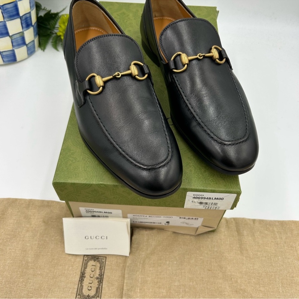 Men’s Gucci, jordaan loafer size 8.5 fits 9.5 US made in Italy - Picture 3 of 9